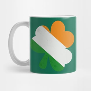 Irish Shamrock Grunge Mug